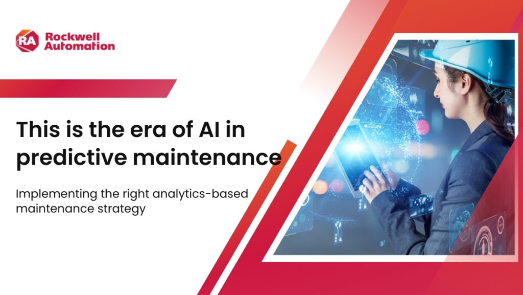 This is the era of AI in predictive maintenance