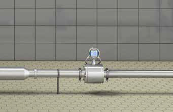 Receipt of milk and quantity measurement