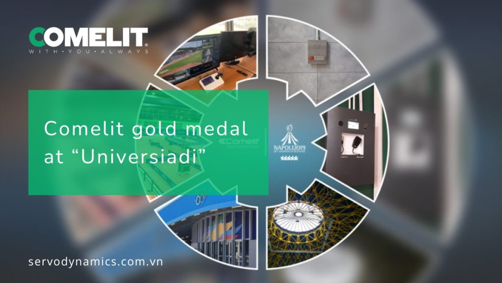 Comelit gold medal at “Universiadi”