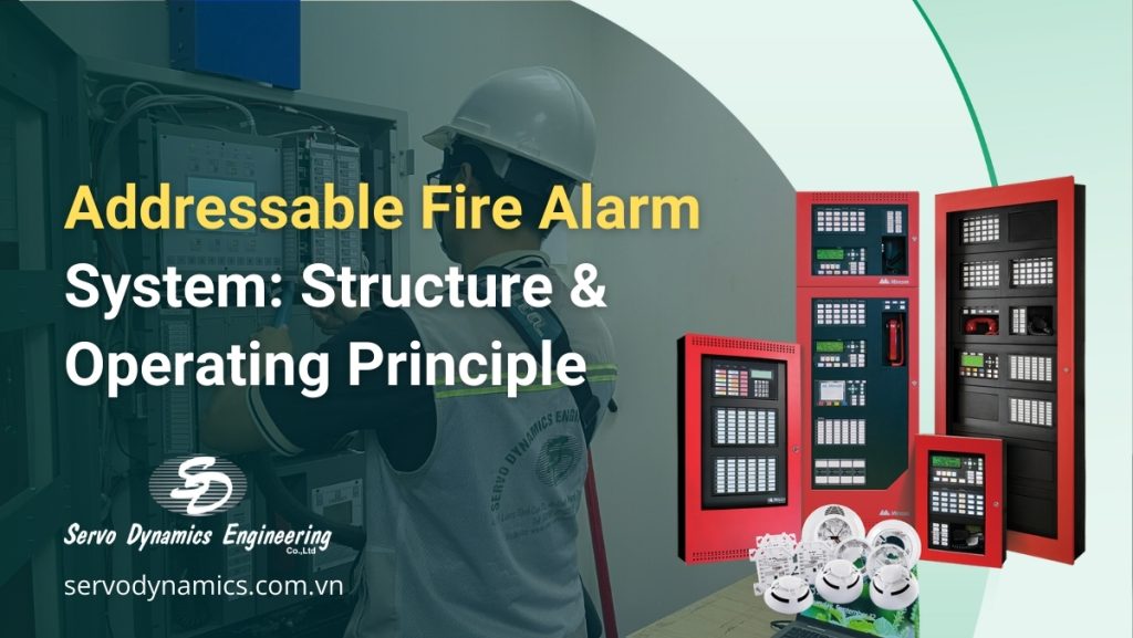 What is an addressable fire alarm system