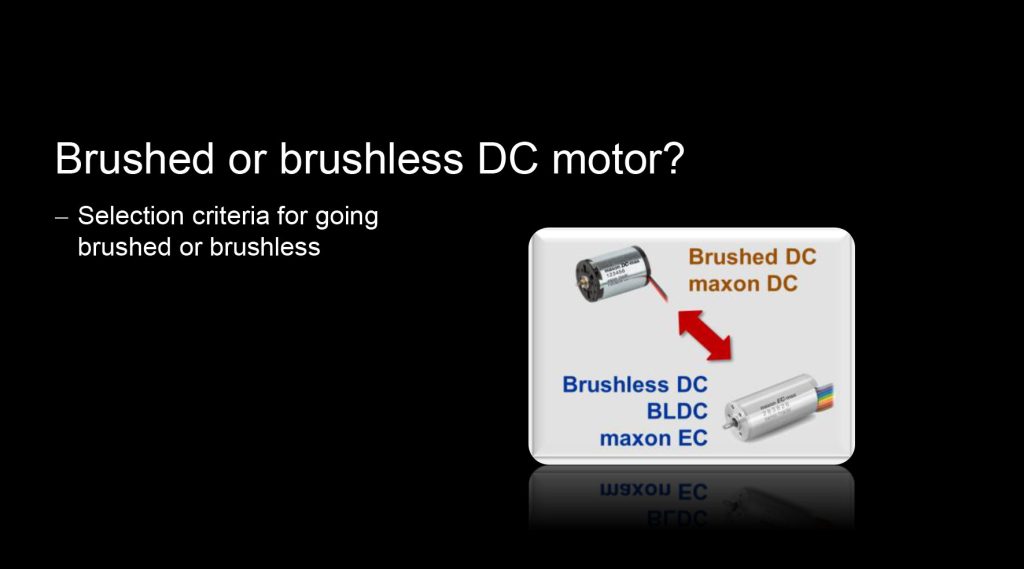 so sánh brushed and brushless motors