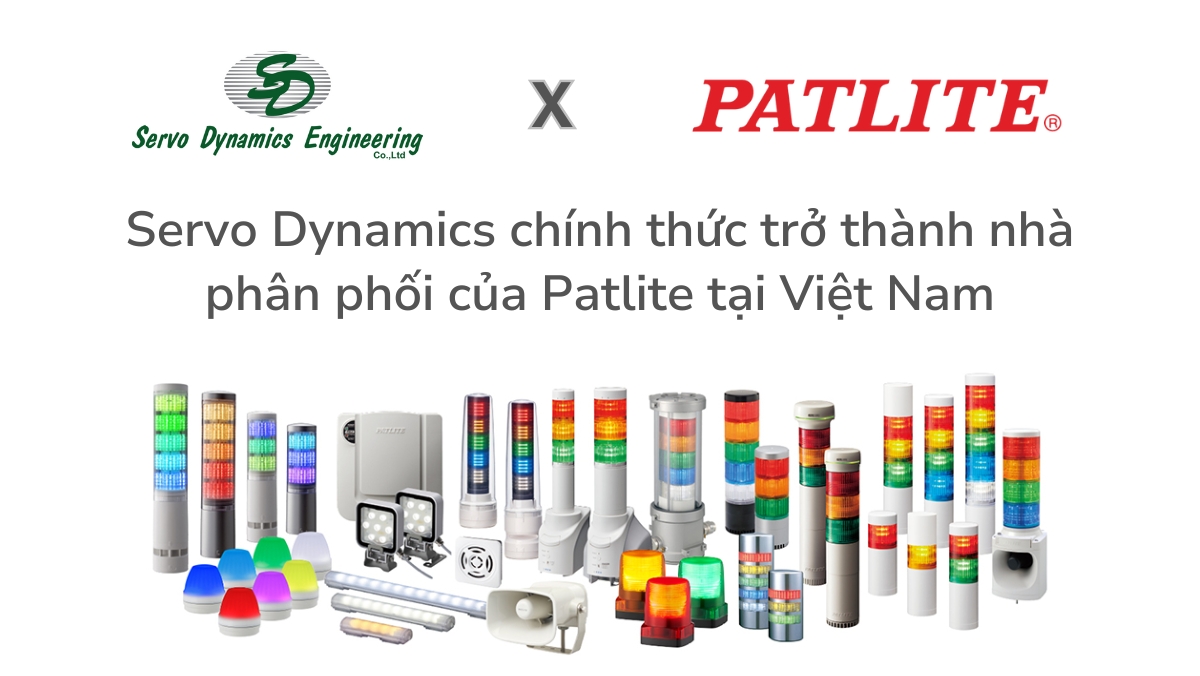 Servo Dynamics chính thức trở thành nhà phân phối của Patlite tại Việt Nam