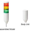 LR6-WC - Ø60mm LED Signal Tower with M12 Connector