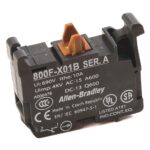 22mm Contact Block 800F PB, Pack qty.10