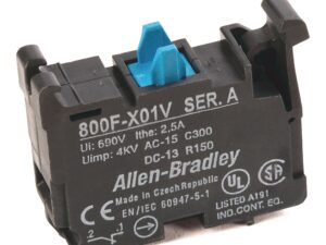 22mm Contact Block 800F PB, Pack qty.10