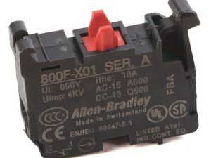 22mm Contact Block 800F PB, Pack qty.10