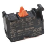 22mm Contact Block 800F PB, Pack qty.10