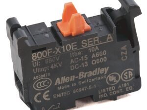 22mm Contact Block 800F PB, Pack qty.10