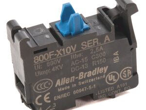 800F-X10V 22mm Contact Block 800F PB, Pack qty.10