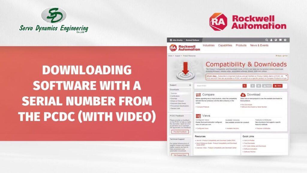 Downloading Software with a Serial Number from the PCDC (with Video)